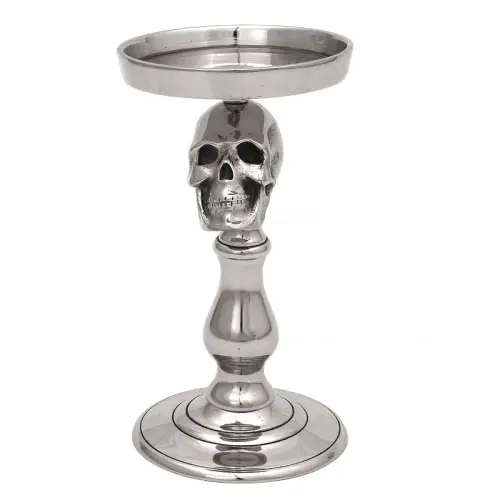 By Kohler  Candle Holder 12x12x21cm Skull (109330)