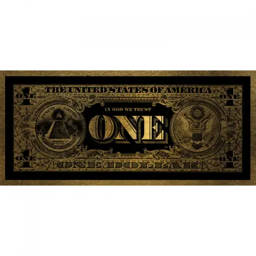 By Kohler  One Dollar Gold 90x200x2cm (112014)