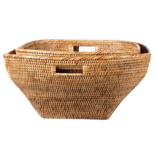 By Kohler  Nested Village baskets Set Kathmandu 65x50x25cm & 50x45x25cm (115168)