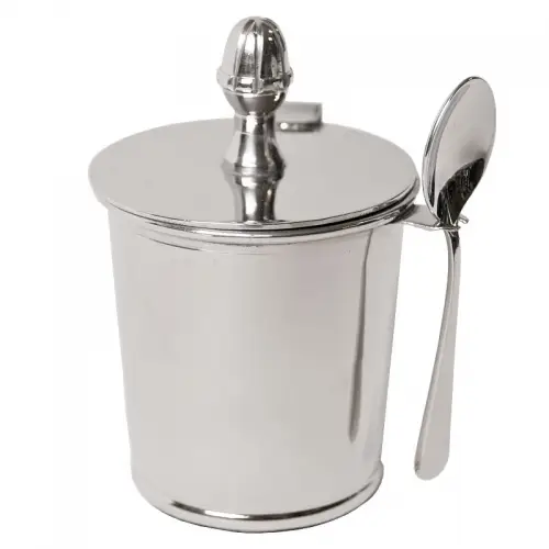 By Kohler  Jam Pot 9x8x13cm With Spoon Pineapple Top (101670)