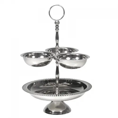 By Kohler  Bowl Stand 24x24x37cm silver (107796)