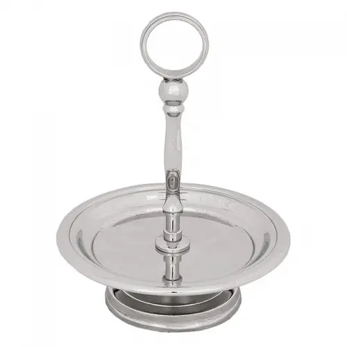 By Kohler  Cakestand 14x14x18cm SILVER (106981)