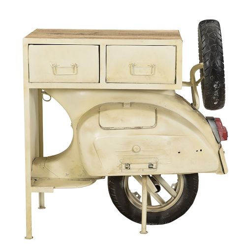 By Kohler  Console side Table vintage Scooter 96x48x100cm (200285)