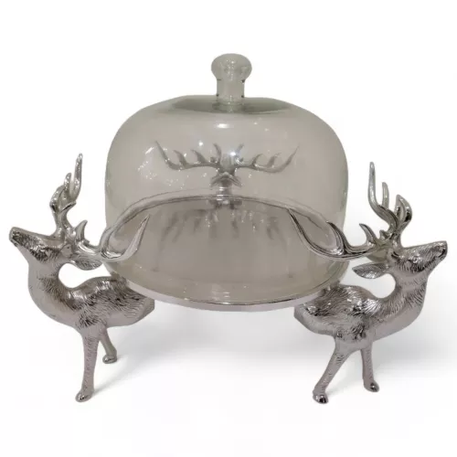 By Kohler  Reindeer Cake Plate 43x43x25.5cm (201890)