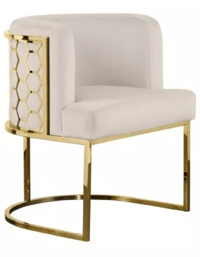 By Kohler  Royal arm dining chair Frame Gold (202127)